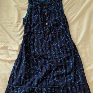 Marc by Marc Jacobs navy blue floral dress 4